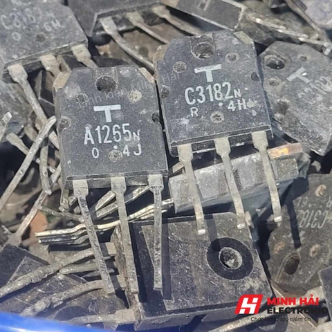 Cặp transistor A1265- C3182 tháo máy có hàng màu xanh