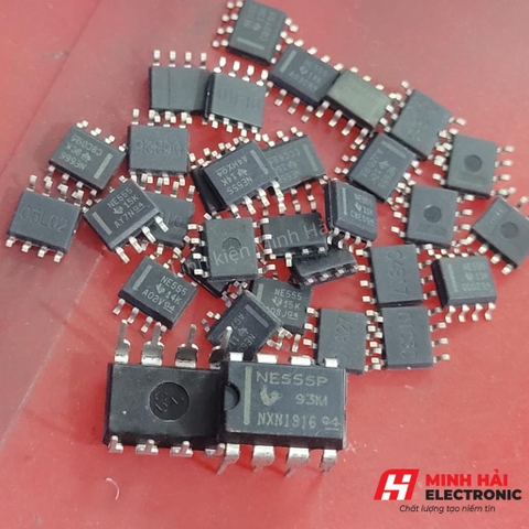 COMBO 10 CON IC TẠO DAO ĐỘNG NE555 CHÂN CẮM VÀ CHÂN DÁN