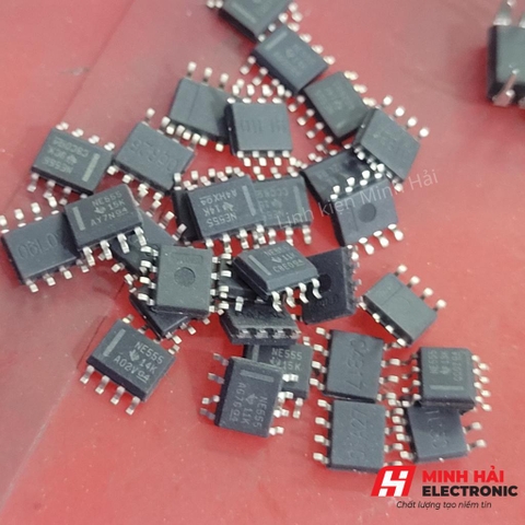 COMBO 10 CON IC TẠO DAO ĐỘNG NE555 CHÂN CẮM VÀ CHÂN DÁN