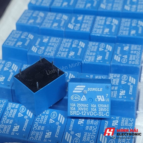 Relay SRD 12VDC SL-C rơ le 10A 5 chân hàng mới đẹp