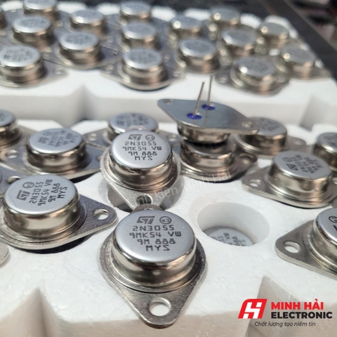 Sò sắt 2N3055 Malaysia hàng mới chip to 3mm