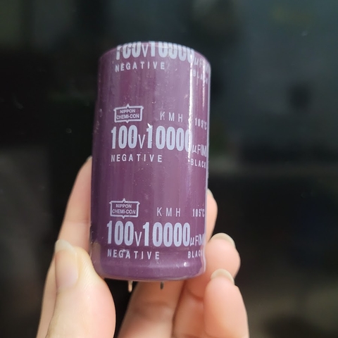 Tụ điện 100V 10000uf Nippon lõi đặc chất lượng