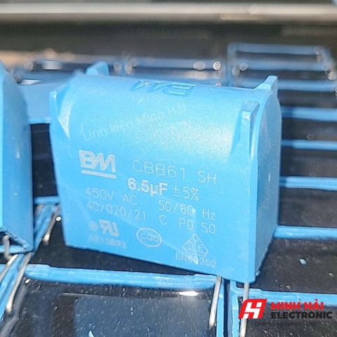 Tụ CBB61 6.5uf 450V Tụ bếp từ tụ quạt điện