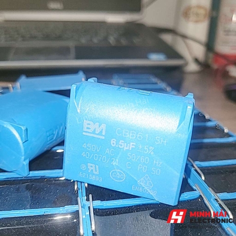 Tụ CBB61 6.5uf 450V Tụ bếp từ tụ quạt điện