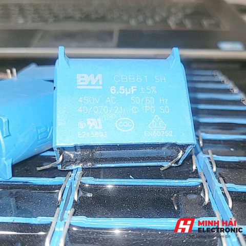 Tụ CBB61 6.5uf 450V Tụ bếp từ tụ quạt điện