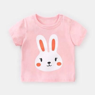 Áo thun cộc tay in hình hoạt hình đáng yêu