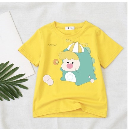 Áo thun cotton dày dặn cho bé trai