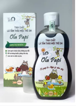 Tinh chất lá tắm thảo mộc trẻ em Ola Papi 200ml