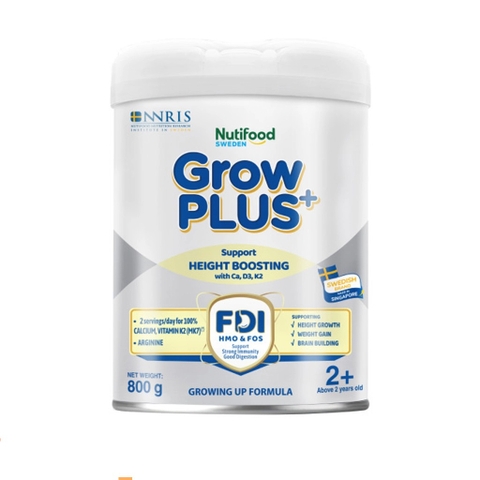 Sữa bột Nutifood GrowPlus+ Height Boosting 2+ (trên 2 tuổi) 800g 7350107133648