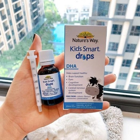 Nature’s Way Kids Smart Drops Bổ Sung DHA Cho Bé 20ml