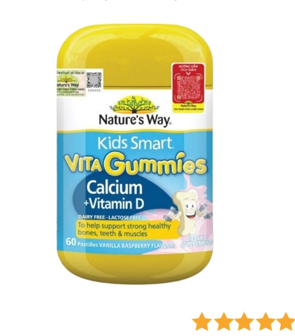 Kẹo canxi Nature's Way Vita Gummies Calcium + Vitamin D 9314807025267