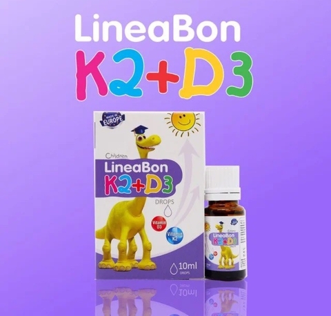 Vitamin Lineabon K2+D3 Tăng Trưởng Chiều Cao 3830056330328