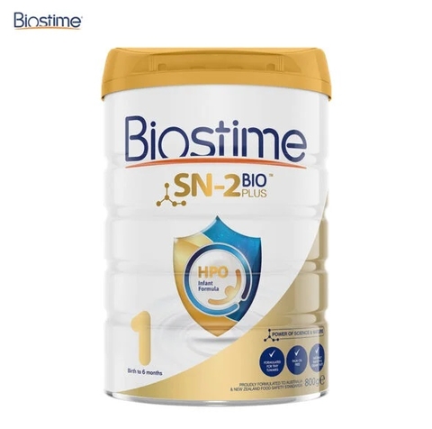 *Sữa Biostime SN-2 Bio Plus HPO số 1 (800g) cho trẻ 0-6m
