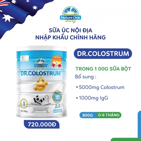 * Sữa Dr.Colostrum số 1 cho trẻ từ 0-6 tháng tuổi 9350363001659