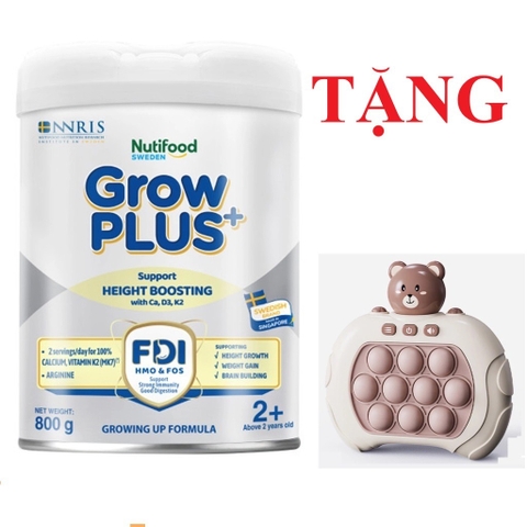 Sữa bột công thức GrowPlus+ Height Boosting 2+ (trên 2 tuổi) 800g 7350107133648