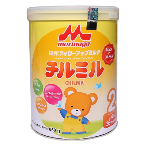 Sữa Morinaga Chimil số 2 850g (6 - 36 tháng tuổi)