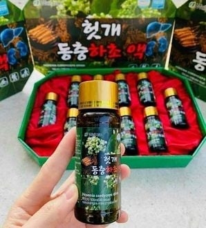 NƯỚC BỔ GAN ĐÔNG TRÙNG HẠ THẢO WELL BIO KOREA HOVENIA CORDYCEPS DRINK
