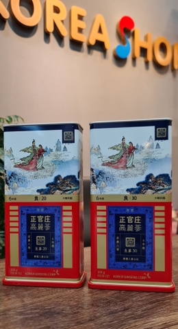 Sâm khô hộp thiếc chính phủ Choeng kwang jang