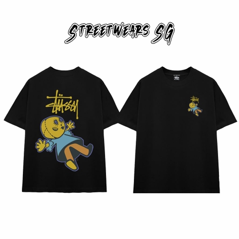 Áo Thun Stu Doll Patch Tee Cao Cấp Form Rộng - Streetwears SG - STU32