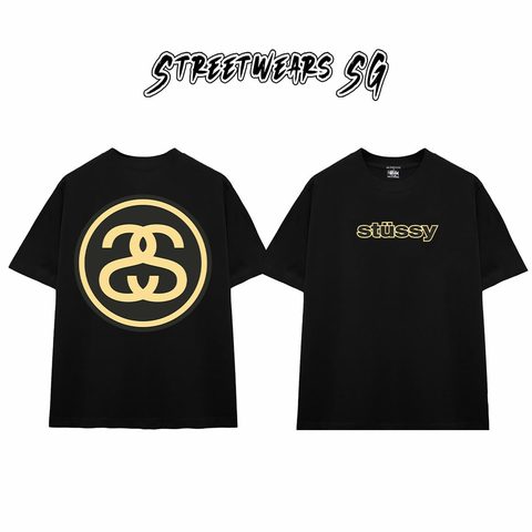 Áo Thun Stu Double S Logo Tee Cao Cấp Form Rộng - Streetwears SG - STU26