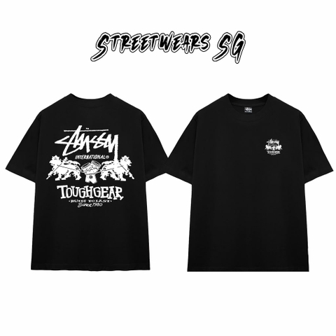 Áo Thun Stu Toughgear Lions Tee Cao Cấp Form Rộng - Streetwears SG - STU34