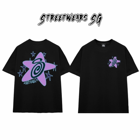 Áo Thun Stu Star Spiral Tee Cao Cấp Form Rộng - Streetwears SG - STU25