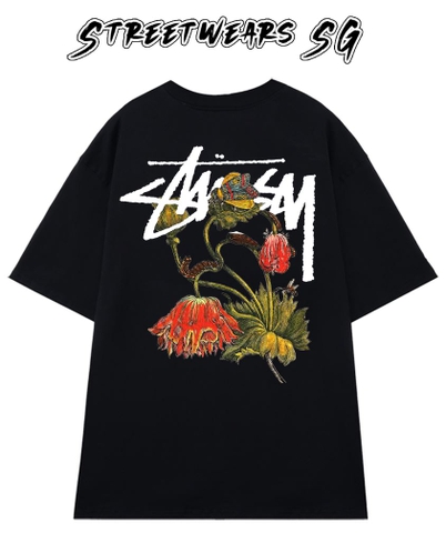 Áo thun Basic Stussy WITHERED FLOWER Tee - Streetwears SG - STU-17