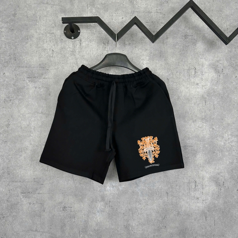 Quần Shorts Nỉ Chrome Hearts Dagger Orange Form Rộng – Streetwears SG
