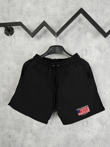 Quần Shorts Dù CircleHomes Flag Graphic Form Rộng – Streetwears SG