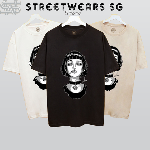 Áo thun Circle Girl Print Short-Sleeve T-Shirt - Circle Girl