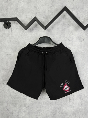 Quần Shorts Dù Chrome Hearts Checquered Mouth Form Rộng – Streetwears SG