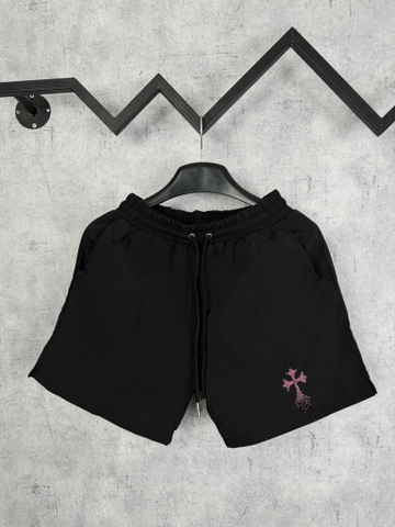 Quần Shorts Dù Pink Diamond Cross Form Rộng – Streetwears SG