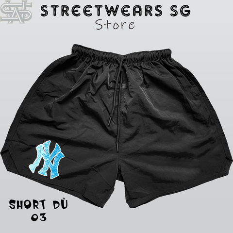 Quần Short Dù Nhăn ESSENTIALS 03 NY Xanh Biển - SWSG Store