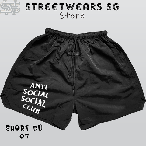 Quần Short Dù Nhăn ESSENTIALS 07 Anti Social - SWSG Store