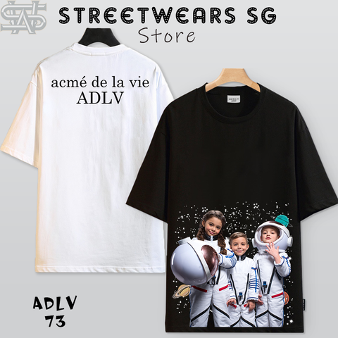 Áo thun ADLV 3 Phi Hành Gia Print Short-Sleeve T-Shirt - ADLV-73