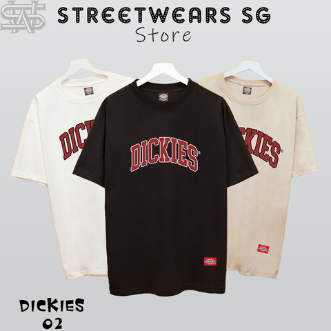 Áo thun Dickies Logo Đỏ Cong Print Short-Sleeve T-Shirt - DK-02