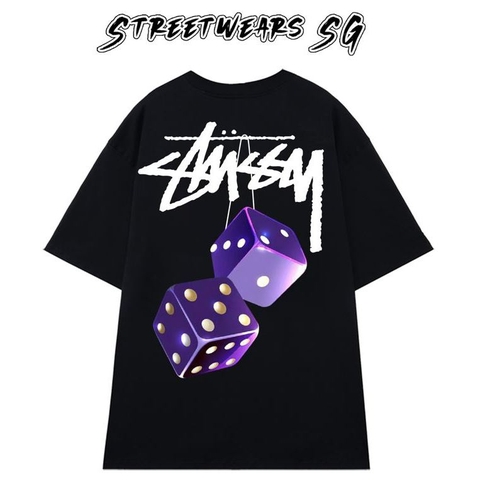 Áo thun Stus.sy Xúc Xắc Tím - Streetwears SG
