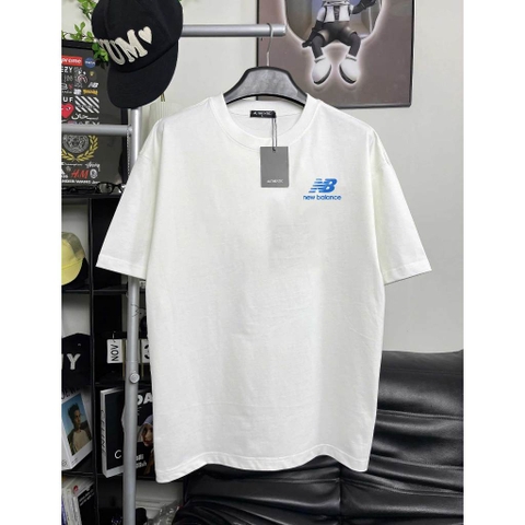 [Ảnh Thật] Áo Thun NB Running Unisex form rộng cotton - Streetwears SG