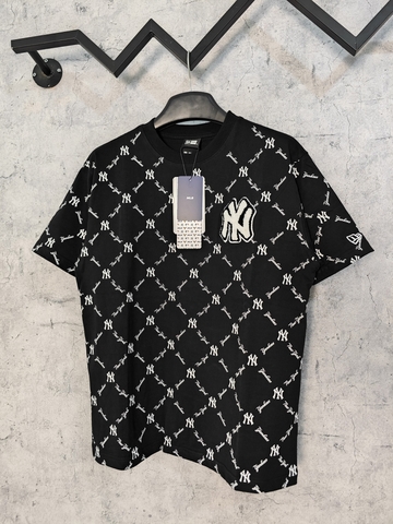 Áo thun MLB mono gram logo thêu xù - Streetwears SG