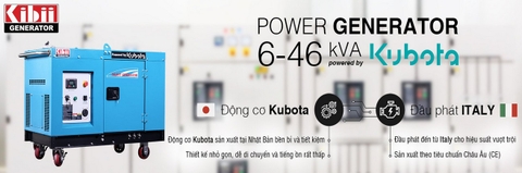 Máy phát điện chạy dầu 10kva - 1 pha - Model: EX12KSE-2