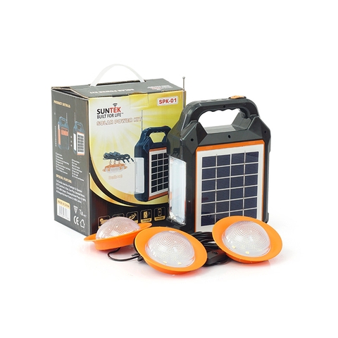 Bộ lưu điện SUNTEK SPK-01 sạc bằng năng lượng mặt trời