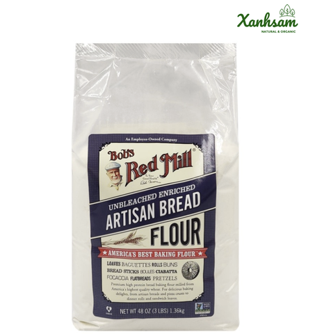 BỘT MÌ NGUYÊN CÁM  Artisan bread - Bob's Red Mill - USDA - Mỹ -1.36kg