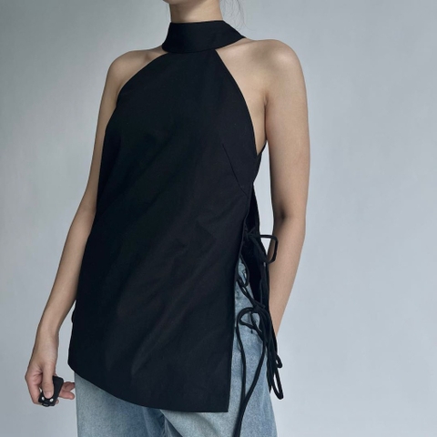 Seleen, Áo linen kiểu yếm cổ cao, WT0003