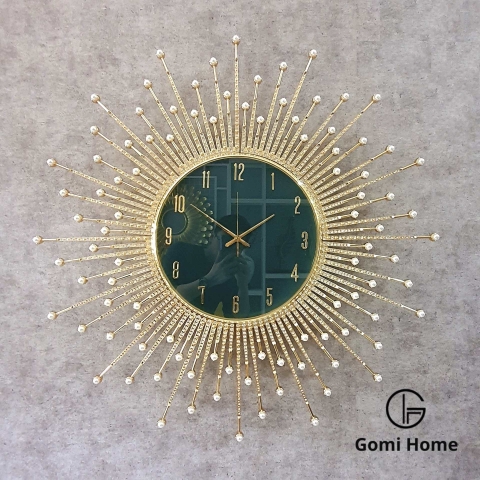 Đồng hồ anh sáng mặt xanh