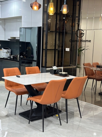 Bộ Bàn Ăn Chân X + 4 Ghế Camila