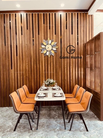 Bộ Bàn Ăn Chân Côn + 6 Ghế Eyes