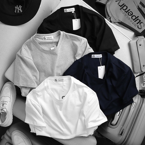 Áo Thun TRƠN G COTTON G431