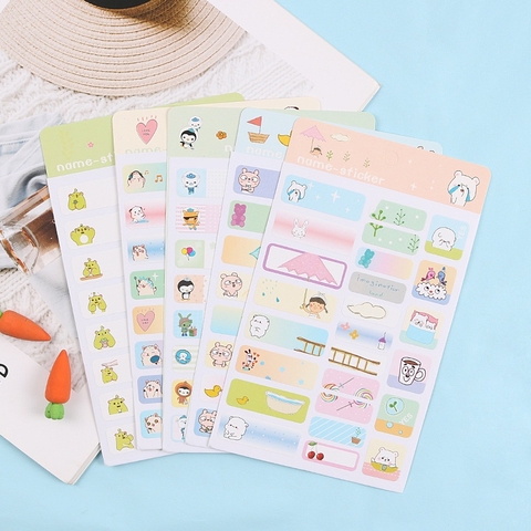 Nhãn dán  Sticker name đánh dấu đồ dùng cá nhân