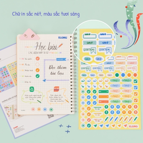 Bộ Study Sticker Nhà Klong; MS: 720