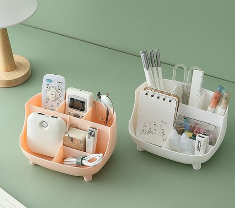 Hộp để vật dụng để bàn con heo
